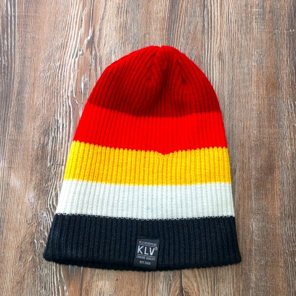2 for $6 Bundle KLV Headwear Knitted Beanie Cap